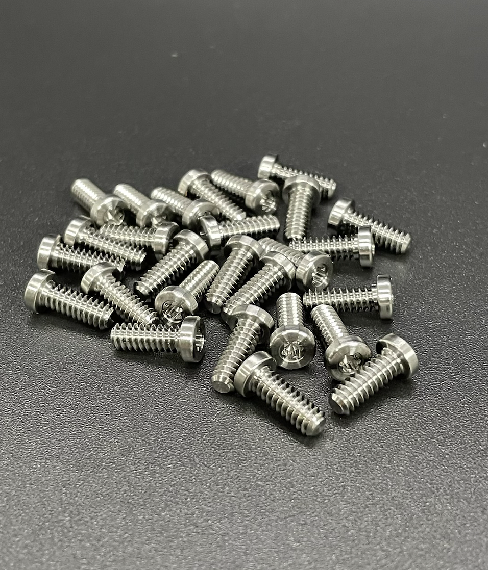 One 6al4v Titanium T10 6-32 fastener (for V2 The Safety Whistle)